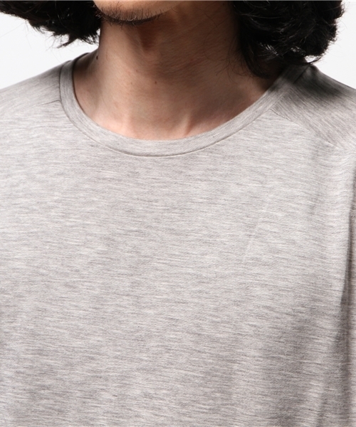 Lui's（ルイス）の「Lui's(ルイス) ミニ裏毛ロング丈カットソー（Tシャツ/カットソー・メンズ・ホワイト/ブラック/グレー・FREE）」の7枚目の写真