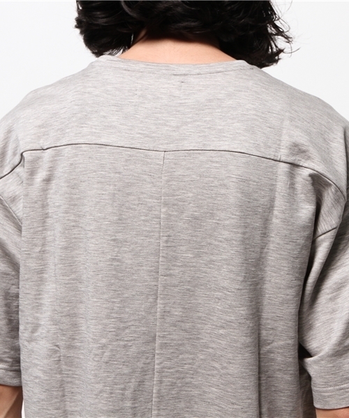 Lui's（ルイス）の「Lui's(ルイス) ミニ裏毛ロング丈カットソー（Tシャツ/カットソー・メンズ・ホワイト/ブラック/グレー・FREE）」の8枚目の写真