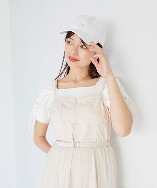 MAJESTIC LEGON(マジェスティックレゴン)の「ラメロゴキャップ(キャップ・レディース・ブラック/オフホワイト・FREE)」の15枚目の写真