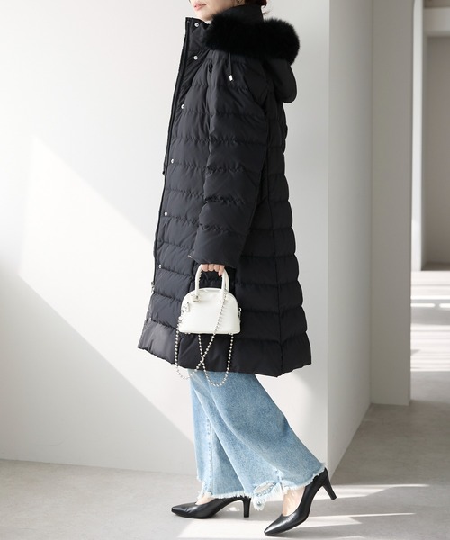 セール】3WAYフォックスファーダウンコート(ダウン・フェザー