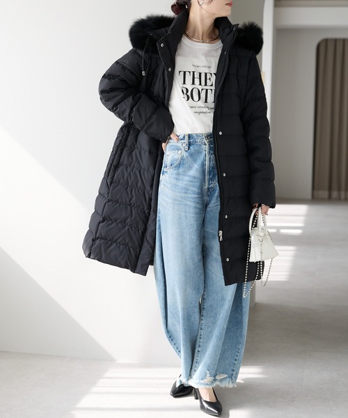 ダウンコート FRAMeWORK 本社minamiさんのダウンジャケット/コートを使った