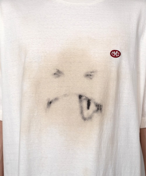 Maison MIHARA YASUHIRO(メゾンミハラヤスヒロ)の「Smily Face Printed T-shirt(Tシャツ/カットソー・メンズ・ブラック/ホワイト・44/46/48/50)」の7枚目の写真