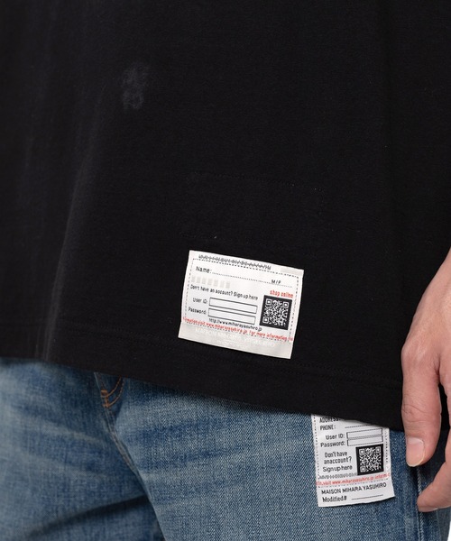 Maison MIHARA YASUHIRO(メゾンミハラヤスヒロ)の「Smily Face Printed T-shirt(Tシャツ/カットソー・メンズ・ブラック/ホワイト・44/46/48/50)」の15枚目の写真