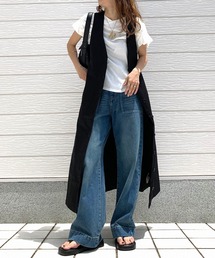 バックリボンチノジャンパースカート