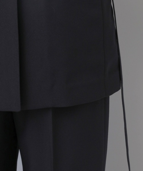 A part by（アパートバイ）の「リネンライククルーベスト（ベスト・レディース・チャコールグレー/ライトベージュ/ブラック・FREE）」の6枚目の写真