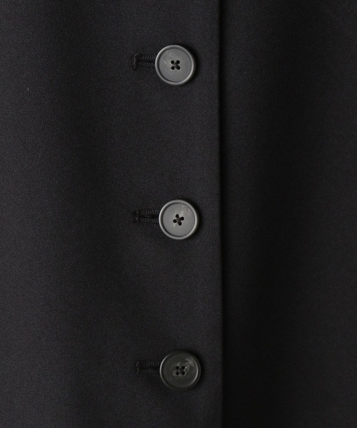 A part by（アパートバイ）の「リネンライククルーベスト（ベスト・レディース・チャコールグレー/ライトベージュ/ブラック・FREE）」の9枚目の写真