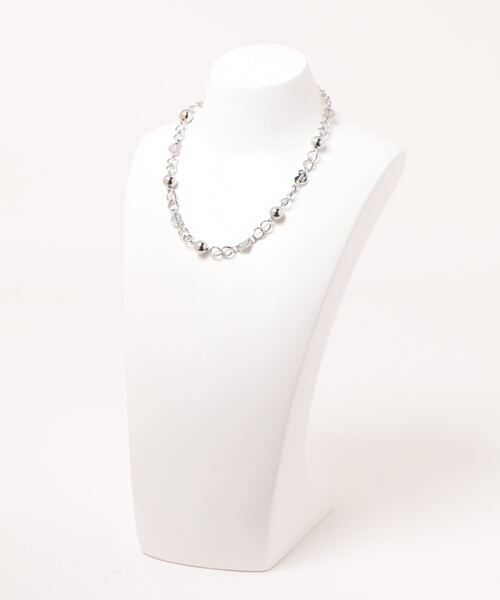 TINA：JOJUN（ティーナジョジュン）の「刻印入り ハートステーションネックレス TINA：JOJUN（ネックレス・レディース・シルバー・F）」の8枚目の写真