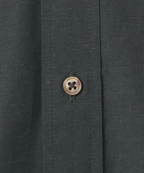 green label relaxing（グリーンレーベルリラクシング）の「イージーリネン バンドカラー 7分袖 シャツ（シャツ/ブラウス・メンズ・ケリー/グレー/ダークグリーン・S/M/L/XL/XXL）」の15枚目の写真