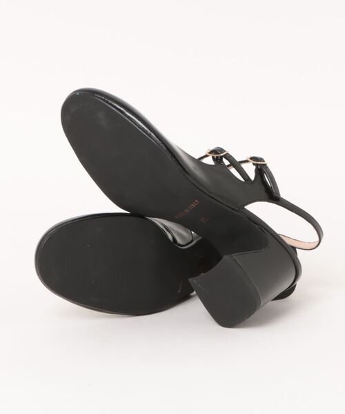 inter-chaussures（インターショシュール）の「【INTER-CHAUSSURES】ラウンドトウダブルストラップバックバンド(I41303)（パンプス・レディース・ブラック/ベージュ・35/36/37/38）」の4枚目の写真