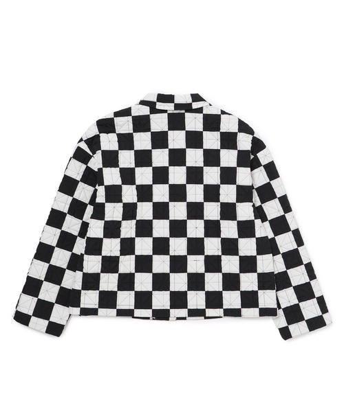 M TO R（ムウトアール）の「［JACKET］BLOCK CHECK QUILTING JACKET（その他アウター・レディース・ブラック/ベージュ・38/40/42）」の14枚目の写真