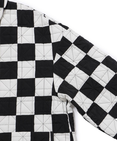 M TO R（ムウトアール）の「［JACKET］BLOCK CHECK QUILTING JACKET（その他アウター・レディース・ブラック/ベージュ・38/40/42）」の16枚目の写真