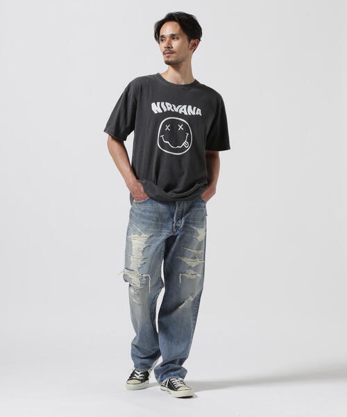 GOOD ROCK SPEED(グッドロックスピード)の「GOOD ROCK SPEED×MANASTASH(グッドロックスピード×マナスタッシュ) 別注 NIRVANA コラボTシャツ《メンズ・ウィメンズ・ユニセックス》(Tシャツ/カットソー・メンズ・ブラック・M/L/XL)」の22枚目の写真