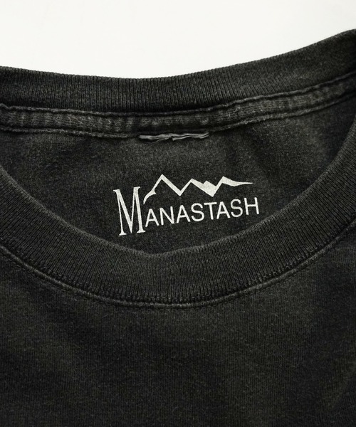 GOOD ROCK SPEED(グッドロックスピード)の「GOOD ROCK SPEED×MANASTASH(グッドロックスピード×マナスタッシュ) 別注 NIRVANA コラボTシャツ《メンズ・ウィメンズ・ユニセックス》(Tシャツ/カットソー・メンズ・ブラック・M/L/XL)」の2枚目の写真