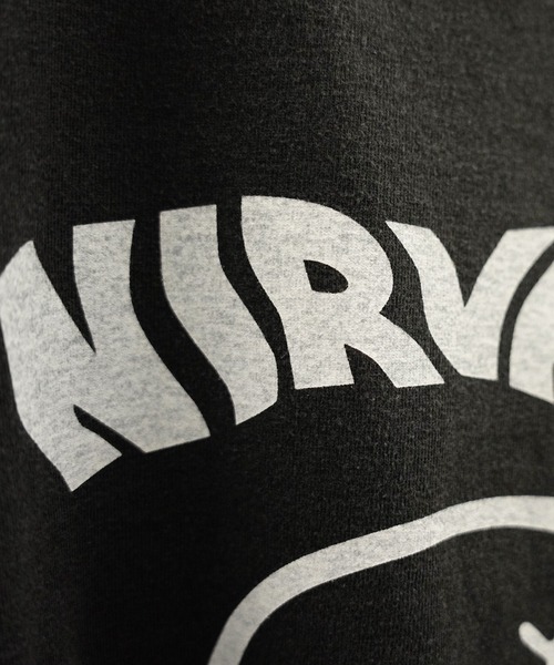 GOOD ROCK SPEED(グッドロックスピード)の「GOOD ROCK SPEED×MANASTASH(グッドロックスピード×マナスタッシュ) 別注 NIRVANA コラボTシャツ《メンズ・ウィメンズ・ユニセックス》(Tシャツ/カットソー・メンズ・ブラック・M/L/XL)」の3枚目の写真