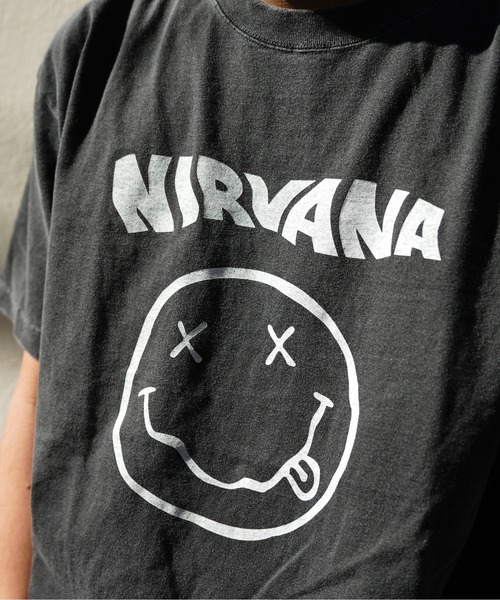 GOOD ROCK SPEED(グッドロックスピード)の「GOOD ROCK SPEED×MANASTASH(グッドロックスピード×マナスタッシュ) 別注 NIRVANA コラボTシャツ《メンズ・ウィメンズ・ユニセックス》(Tシャツ/カットソー・メンズ・ブラック・M/L/XL)」の9枚目の写真