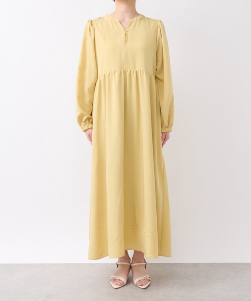 un dix cors（アンディコール）の「前後2WAYティアードワンピース（ワンピース・レディース・ブラック/イエロー・FREE）」の12枚目の写真