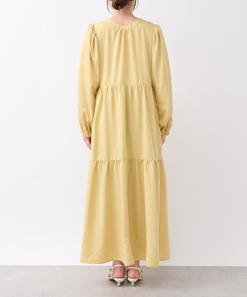 un dix cors（アンディコール）の「前後2WAYティアードワンピース（ワンピース・レディース・ブラック/イエロー・FREE）」の14枚目の写真