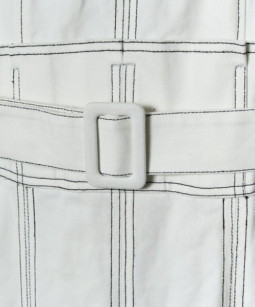 REDYAZEL（レディアゼル）の「デニムジャンスカ（ジャンパースカート・レディース・オフホワイト/ネイビー/ブラック・SMALL/MEDIUM）」の11枚目の写真