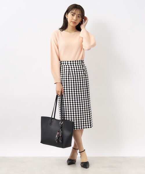 index（インデックス）の「◆≪XS-LLsize≫ 5color ボートネックニット/オーガニックコットン【UV/洗濯機洗い可】（ニット/セーター・レディース・オレンジ系/ライトイエロー系/ホワイト系3/ナチュラル/ネイビー・40/34/36/42/38）」の16枚目の写真
