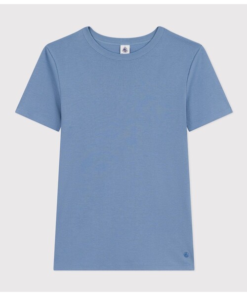PETIT BATEAU(プチバトー)の「クルーネック半袖Tシャツ(Tシャツ/カットソー・レディース・ピンク/ブルー/グリーン/グレー・LARGE/MEDIUM/X-SMALL/XX-SMALL/SMALL)」の3枚目の写真