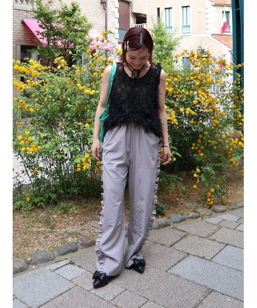 tulle jacquard vest（ベスト）｜jumelle（ジュメロ）