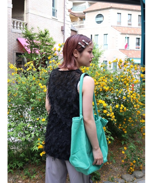 tulle jacquard vest（ベスト）｜jumelle（ジュメロ）