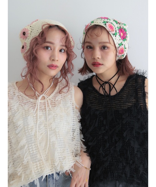 tulle jacquard vest（ベスト）｜jumelle（ジュメロ）