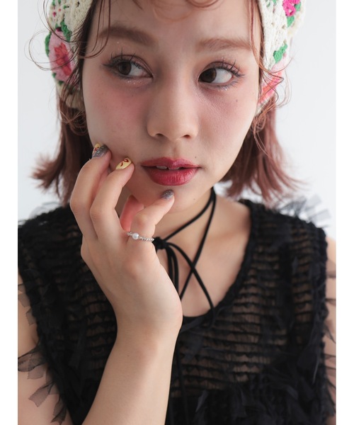 tulle jacquard vest（ベスト）｜jumelle（ジュメロ）