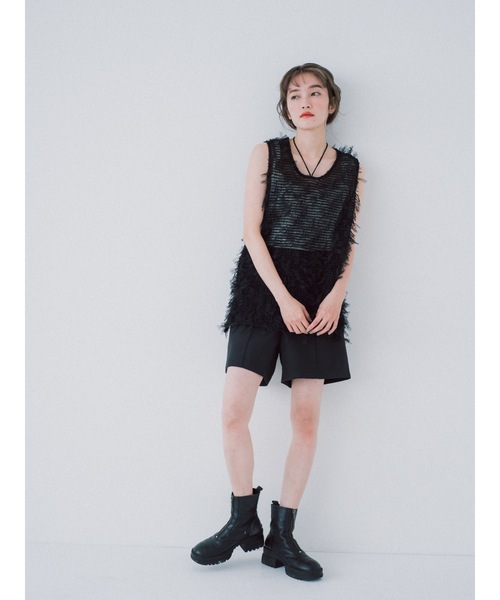 tulle jacquard vest（ベスト）｜jumelle（ジュメロ）