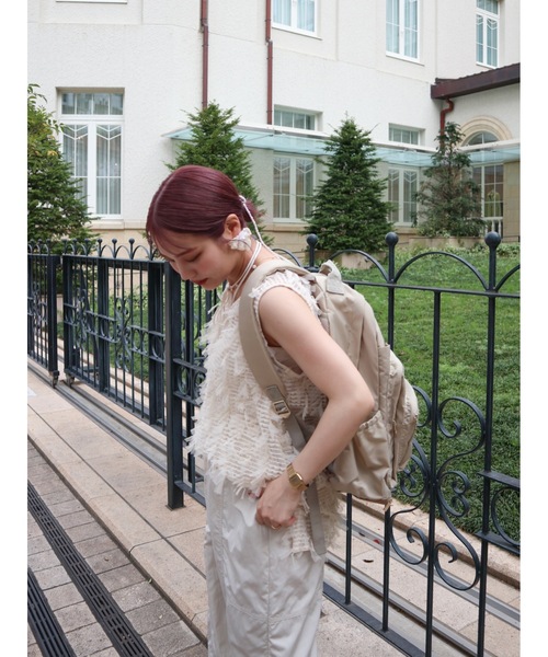 tulle jacquard vest（ベスト）｜jumelle（ジュメロ）