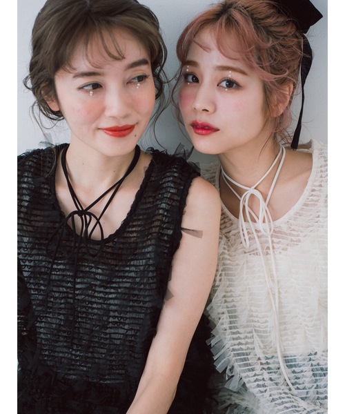 tulle jacquard vest（ベスト）｜jumelle（ジュメロ）