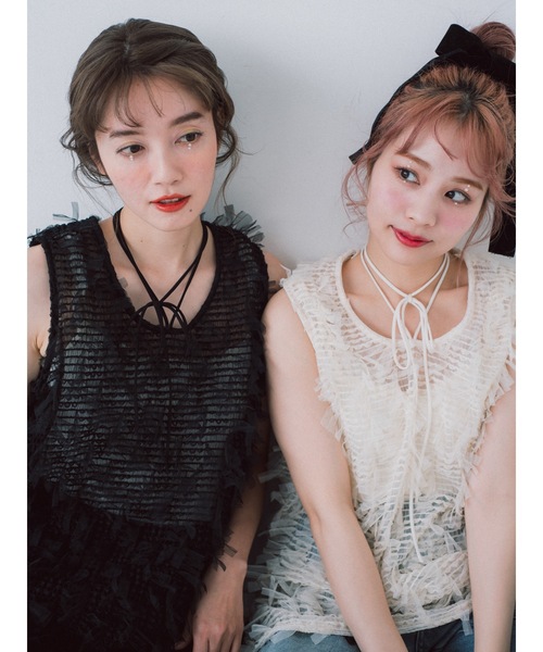 tulle jacquard vest（ベスト）｜jumelle（ジュメロ）