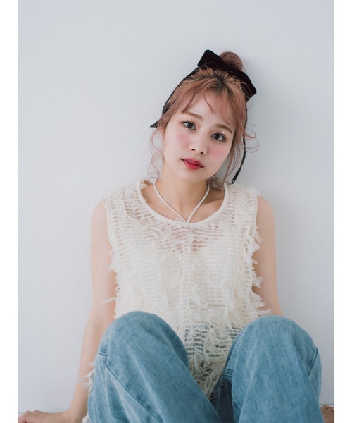 tulle jacquard vest（ベスト）｜jumelle（ジュメロ）