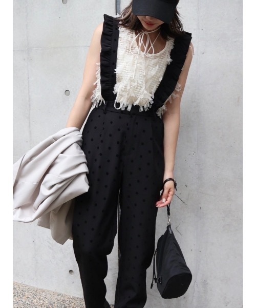tulle jacquard vest（ベスト）｜jumelle（ジュメロ）