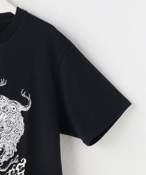 FACETASM（ファセッタズム）の「【FACETASM × DOGS / ファセッタズム × ドックス】TEE（Tシャツ/カットソー・メンズ・ホワイト/ブラック・5）」の5枚目の写真