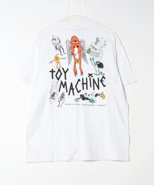 TOY MACHINE(トイ マシーン)の「【ムラサキスポーツ限定】TOY MACHINE トイマシーン バックプリントTシャツ クルーネック半袖T MTMSEST6(Tシャツ/カットソー・メンズ・ホワイト/アクア/ブラック・XL/L/M)」の4枚目の写真