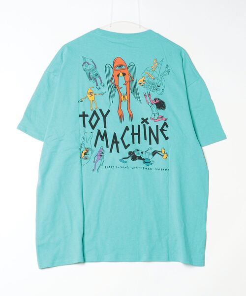 TOY MACHINE(トイ マシーン)の「【ムラサキスポーツ限定】TOY MACHINE トイマシーン バックプリントTシャツ クルーネック半袖T MTMSEST6(Tシャツ/カットソー・メンズ・ホワイト/アクア/ブラック・XL/L/M)」の6枚目の写真