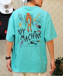 【ムラサキスポーツ限定】TOY MACHINE トイマシーン バックプリントTシャツ クルーネック半袖T MTMSEST6