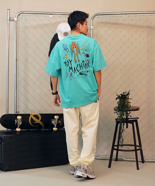 TOY MACHINE(トイ マシーン)の「【ムラサキスポーツ限定】TOY MACHINE トイマシーン バックプリントTシャツ クルーネック半袖T MTMSEST6(Tシャツ/カットソー・メンズ・ホワイト/アクア/ブラック・XL/L/M)」の21枚目の写真
