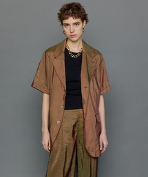 Silky Chambray Half Sleeve Jacket/シルキーシャンブレーハーフ