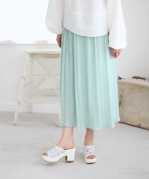 JELLY BEANS(ジェリービーンズ)の「スパンコールボリュームソールミュールサンダル(215-30132)JELLY BEANS(ジェリービーンズ)(サンダル・レディース・ホワイト/ライトグレー/ブラック・M/S/L)」の19枚目の写真