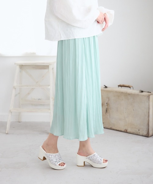 JELLY BEANS(ジェリービーンズ)の「スパンコールボリュームソールミュールサンダル(215-30132)JELLY BEANS(ジェリービーンズ)(サンダル・レディース・ホワイト/ライトグレー/ブラック・M/S/L)」の20枚目の写真