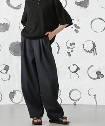 Apo(s)ture（アポスチャー）の「ARIA-014/ライトカルゼ3タックワイドパンツ（その他パンツ）」