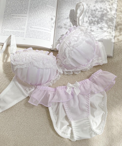 fran de lingerie(フランデランジェリー)の「ブラ&ショーツセット Bra&shorts(ブラ&ショーツ・レディース・ピンク/ライトグレー/ラベンダー/パープル/クリアブラック/ミント/ダークブルー/ライトパープル/ピンク系その他4/ネイビー/ピンク系その他3/カーキ/ブルーグリーン/ライトピンク/ブラック/ピンク系その他/ブラック×ピンク/ブルー/クリーム・A70/A75/B70/B75/C70/C75/D70/D75/B65/C65/D65)」の14枚目の写真