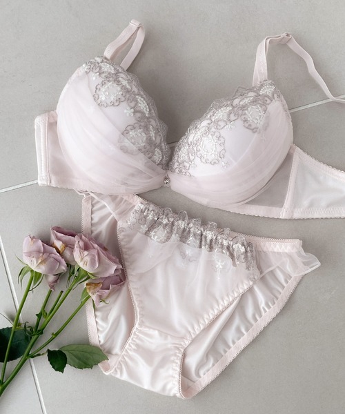 fran de lingerie(フランデランジェリー)の「ブラ&ショーツセット Bra&shorts(ブラ&ショーツ・レディース・ピンク/ライトグレー/ラベンダー/パープル/クリアブラック/ミント/ダークブルー/ライトパープル/ピンク系その他4/ネイビー/ピンク系その他3/カーキ/ブルーグリーン/ライトピンク/ブラック/ピンク系その他/ブラック×ピンク/ブルー/クリーム・A70/A75/B70/B75/C70/C75/D70/D75/B65/C65/D65)」の15枚目の写真