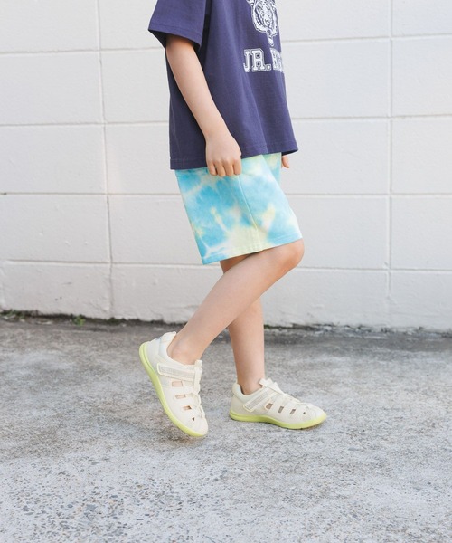 BAYFLOW(ベイフロー)の「タイダイハーフパンツ(KIDS)(その他パンツ・キッズ・パープル/セージグリーン・110cm/130cm/140cm/150cm/120cm)」の2枚目の写真