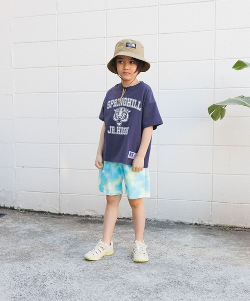 BAYFLOW(ベイフロー)の「タイダイハーフパンツ(KIDS)(その他パンツ・キッズ・パープル/セージグリーン・110cm/130cm/140cm/150cm/120cm)」の17枚目の写真
