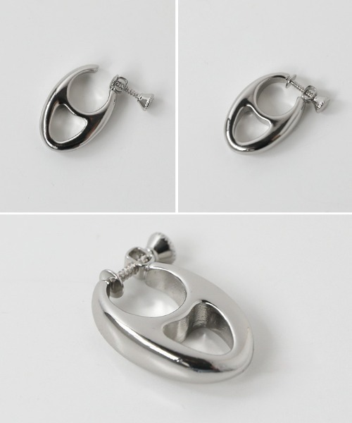 select MOCA(セレクトモカ)の「サークルモチーフイヤリング(イヤリング・レディース・シルバー/ゴールド・FREE)」の3枚目の写真