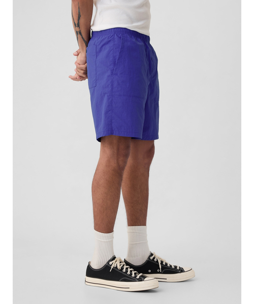 GAP（ギャップ）の「7インチ GAPロゴ イージーショートパンツ(ユニセックス)（その他パンツ・メンズ・ブラウン/パープル/ブラック/ブルー/グリーン/ブラウン系その他・XS/S/M/L/XL）」の18枚目の写真