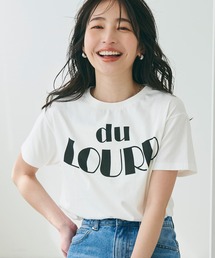 ロゴプリントコットン半袖Tシャツ